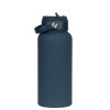 Navy 1L Rubber Coated Bottles